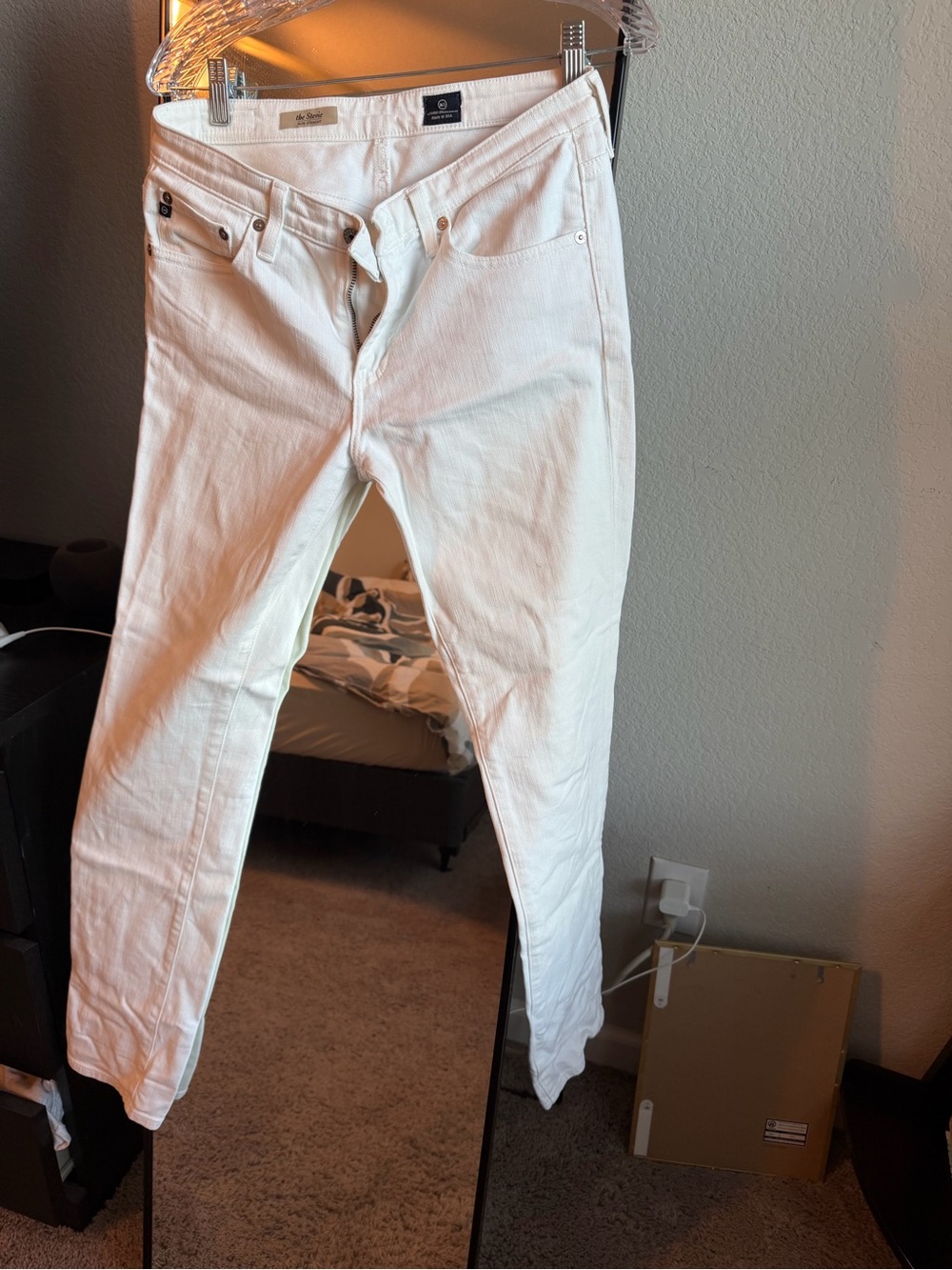 Ag Adriano Goldschmied White Jeans